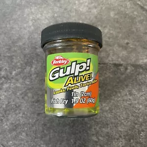 Berkley Gulp Alive Scented 1" Fish Fry Bait | 1.9oz / 60g | Chartreuse - Bild 1 von 3