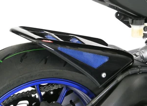 Yamaha FJ-09 Tracer 15-17 Rear Hugger Gloss Black Blue Mesh - Powerbronze - Picture 1 of 3