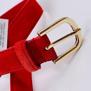 GANT Rojo 100% de Ante Cinturón Talla 75 CM 76.2cm - Imagen 1 de 12