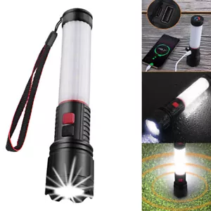 LED Flashlight COB Torch Camping Light Power Bank Magnetic Lamp USB Rechargeable - Picture 1 of 15