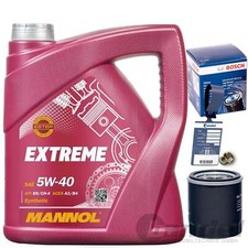 Bosch oil filter 0986452028+mannol 5w40 for Toyota Avensis T22 25 Corolla E9-E12