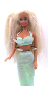 Mattel BARBIE Mermaid Barbie 1434 Teal/Blue Color Changing Hair Open - Picture 1 of 6