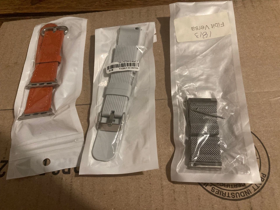 Lot of 11 Flex Band Replacement Silicone Watch Band Clasp - Image 1 of 4