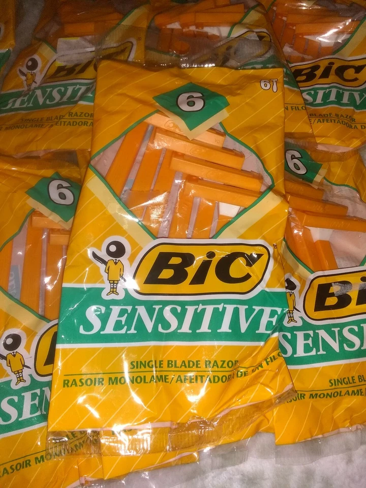 BIC Sensitive Disposable Razors 1 Blade 6 Ct