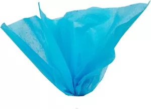 240 Tissue Paper Turquoise Blue 20" x 30" Large Sheets Gift Wrap Wrapping - Picture 1 of 2