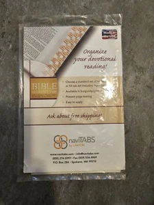 Bible References Tabs Silver  - Picture 1 of 2