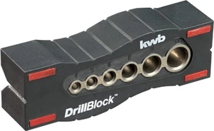 KWB Drill Guide/Drill JIG 44899 MM DRILLBLOCK for Precise and Straight ON - Picture 1 of 12