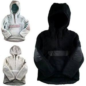 The North Face Jacket Girls Campshire 1/4 Zip Pullover Sherpa Fleece Hoodie - Picture 1 of 16