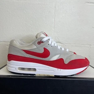 Nike Air Max 1 OG Anniversary 908375-103 University Red White Sneaker Men's 8 US - Picture 1 of 9