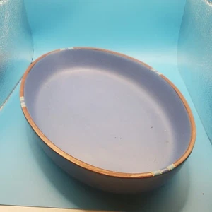 Dansk Mesa Sky Blue 12 5/8" Oval Baker - Picture 1 of 4