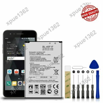 Batería de repuesto para LG K8 2017 BL-45F1F BL-45F EAC63321601 herramienta Foto 1 de 4