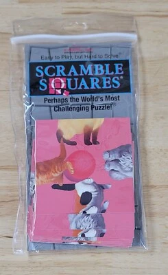 Vtg SCRAMBLE SQUARES KITTENS PUZZLE 9 Piece Puzzle 12"x12" ©1995 - Image 1 of 2