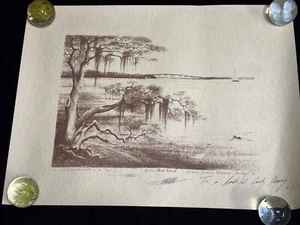 "Hilton Head Island" Signed Art Print Artist Victor Horvath - Picture 1 of 8