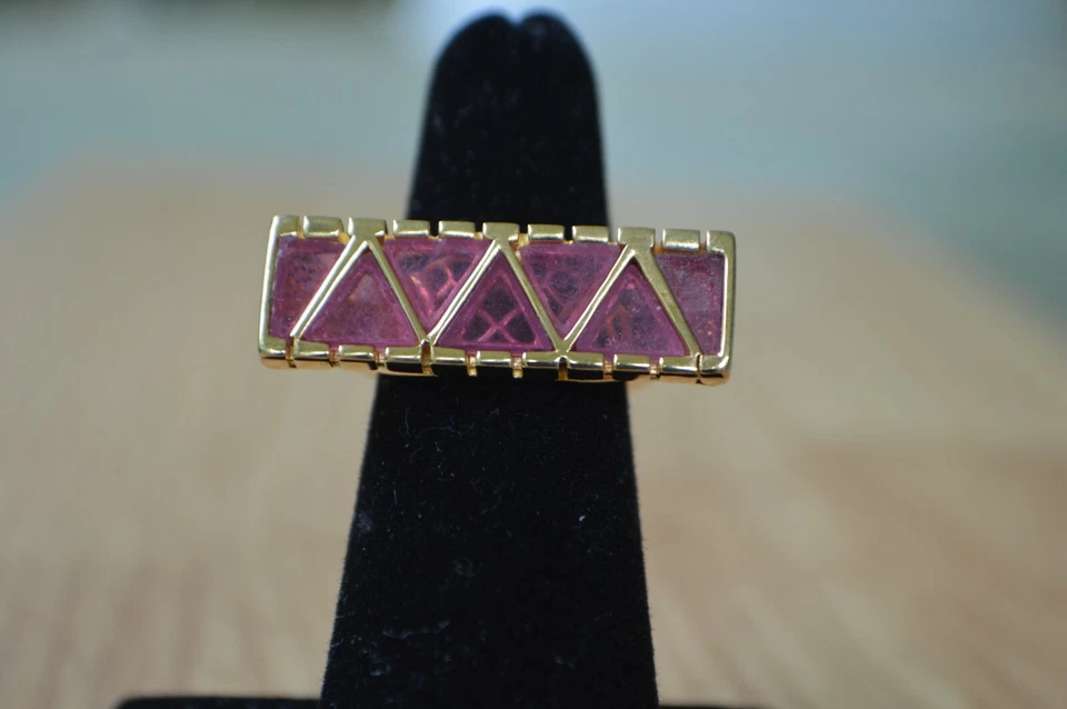 5.75ct Premium Niassa Ruby Ring 14K YG over Sterling Silver Size 6 Foto 1 de 1