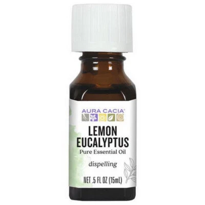Huile Essentielle D'Eucalyptus, Citron (Citriodora) 0,5 Fl Oz Par Aura Cacia - Photo 1/3