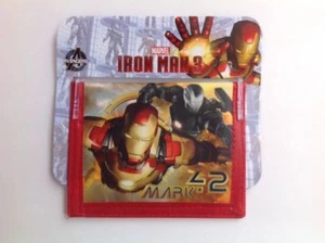 Wallet Bifold Non-Woven Marvel Iron Man 3 Mark 42 Kid Party Favor New - Picture 1 of 3