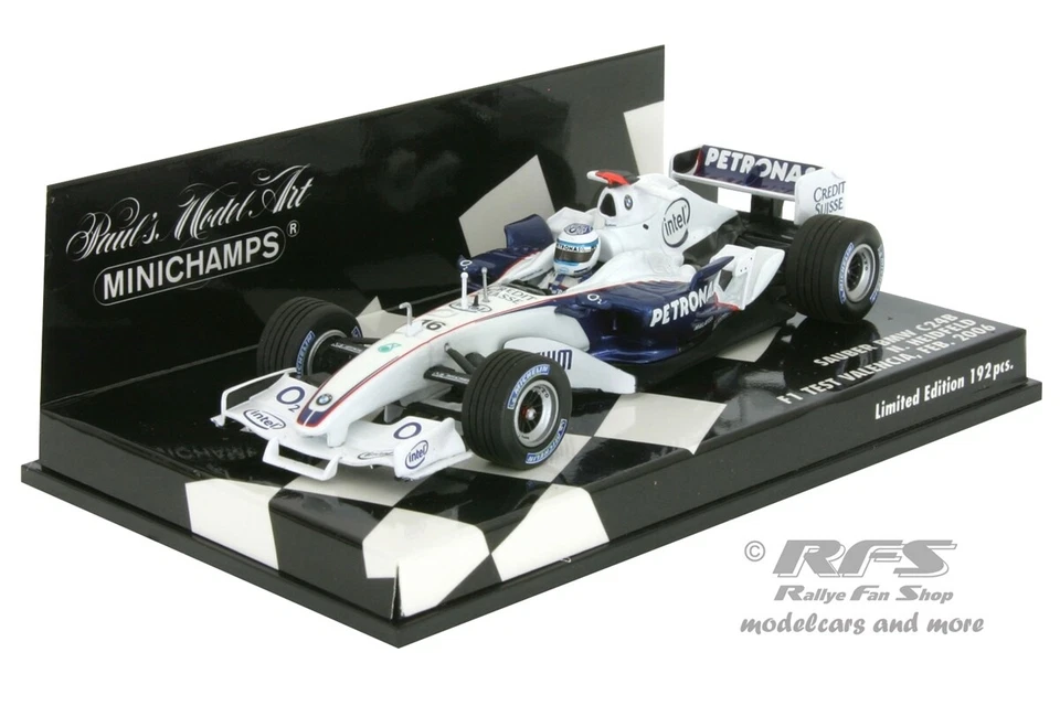 1/43 MINICHAMPS 400060902 sauber BMW C24b F1 Test Valencia Heidfeld #2