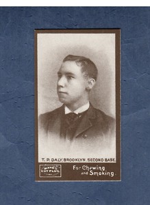 1895 Mayo Cut Plug N300: TOM DALY, Brooklyn Grooms/Dodgers (1986 REPRINT)
