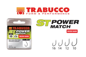 Fishing Hooks TRABUCCO ST POWER MATCH , Micro Barb, 15pcs - Picture 1 of 2