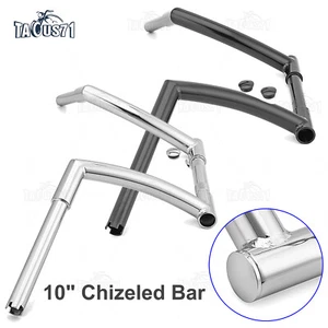 10" Fat Chizeled Ape Mini  Bar For Harley Softail Road King Road Glide - Picture 1 of 10