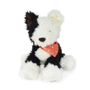 Bunnies By The Bay Black and White Pepper The Farm Dog, Plush Puppy Stuffed 10" - Picture 1 of 4