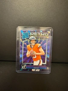 2024 Panini Donruss Retro Rated Rookie Bo Nix #19 +BONUS - Picture 1 of 11