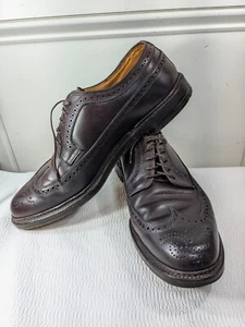 Alden 975 Shell Cordovan Leather Men's sz 11.5 B/D Long Wing Blucher Shoes READ - Picture 1 of 14