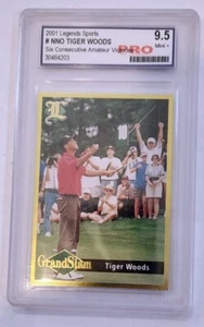2001 Legends Sports Tiger Woods Rookie #NNO Graded Pro 9.5 Mint+ - Bild 1 von 1
