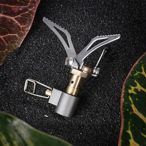 25g Mini Pocket Outdoor Cooking Folding Camping Gas Stove 3000W Portable Burner - Picture 1 of 13