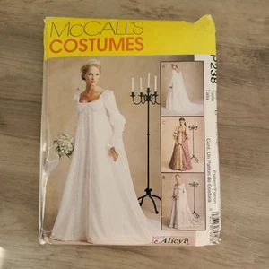 Vintage McCalls Kostüme P238/2645 Größe D (12-16) offen und geschnitten - Bild 1 von 9