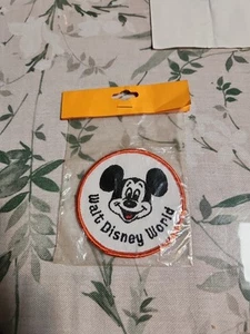 Vintage MICKEY MOUSE Walt Disney World Character Sew-On Patch Original Packaging - Picture 1 of 4