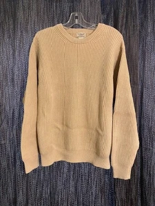 L.L. Bean Herrenpullover Größe Medium Vintage hellbraun - Bild 1 von 3