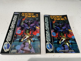 The Story Of Thor 2 Empty Box & Instruction Manual Only For The Sega Saturn UK