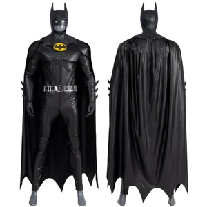 Flash Flashpoint Michael Keaton Version Batman Overall Cosplay Kostüm Anzug Set - Bild 1 von 28