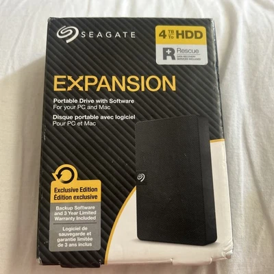 Customer Return- Seagate EXPANSION 4TB HDD PORT:STKN4000400  Brand New Sealed - Image 1 of 4
