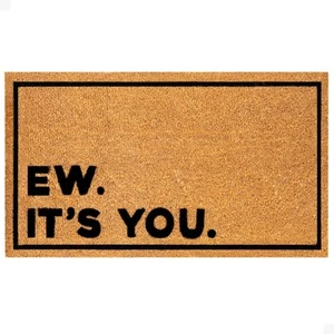 Funny Door Mat – Coir Doormat for Outdoor Entrance, Durable Welcome Mat with ... - Picture 1 of 9