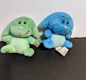 Neopets Green Blue Kacheek Cat 4" Mini Plush Stuffed With Clip - Picture 1 of 2