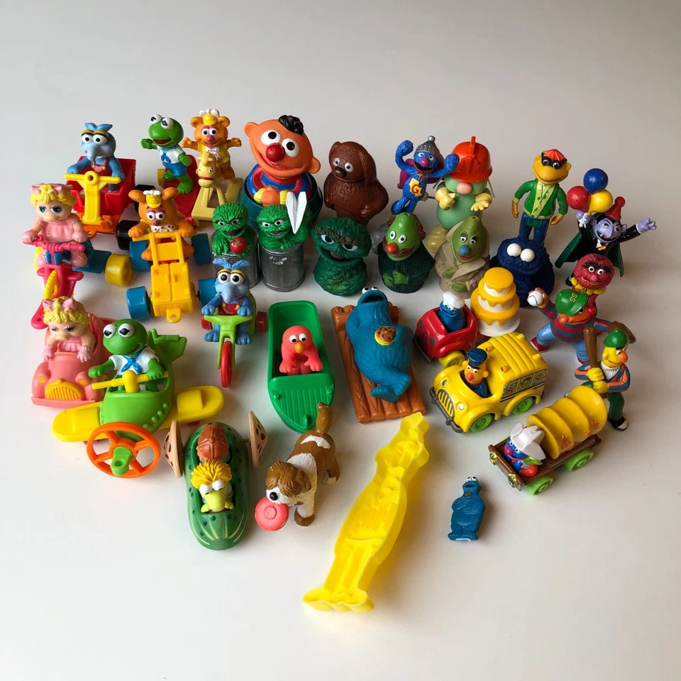 Lote De Colección De 32 Figuras De Muppets Y Plaza Sésamo Títeres Dedo Juguetes Mcdonald's Foto 1 de 4