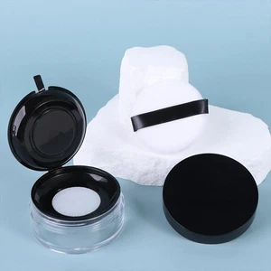 Plastik behälter Loser Pulvertopf Reise Make-up Jar Leerer Pulver fall - Picture 1 of 12