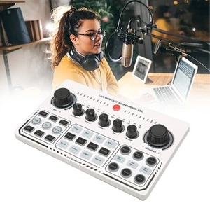 X50 Live Sound Card 12 Warm Up Sound Effects One Touch Mute USB External Soun FY - Afbeelding 1 van 24
