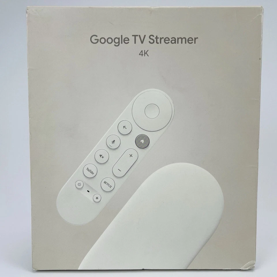 Google TV Streamer 4K Smart Home Control Voice Search Remote, 32 GB - Porcelain - Image 1 of 1