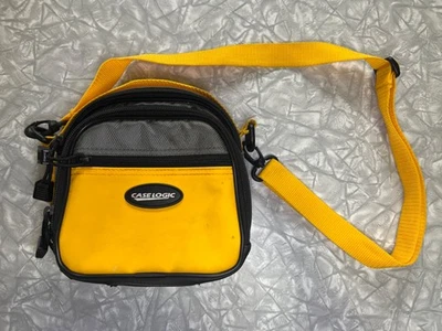 Vtg 90's Case Logic Soft Zip Portable CD Player & Disc Holder - Wallet Case Foto 1 de 4