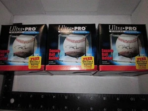BASEBALL CUBE Ultra Pro 3X (Three) Ball Square Holder Display Case Excellent - Picture 1 of 10