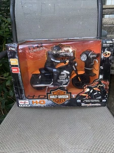 Harley Davidson radio control XL 1200N Nightster by Maisto Black & Orange - Picture 1 of 7