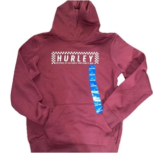 NWOT. Hurley Youth Boy's Pullover Hoodie Navy Blue Size L(14/16) - Picture 1 of 5