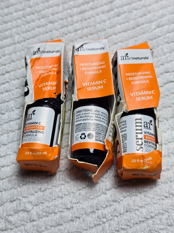 Suero de vitamina C Artnaturals, 0,33 fl oz / 10 ml, lote de 3 Foto 1 de 4