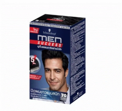 X1 Schwarzkopf Hombres Perfecto Anti Gris Color de Cabello Gel Natural Negro No.70 Foto 1 de 3