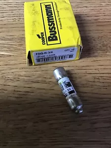 1 New Bussmann FNQ-R- 3/4 Class CC 3/4 Amp Fuse 600 Volt Tron NEW LOOK - Picture 1 of 1