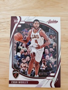 2021-22 Chronicles Absolute 75th Anniversary Rookie RC | EVAN MOBLEY /75