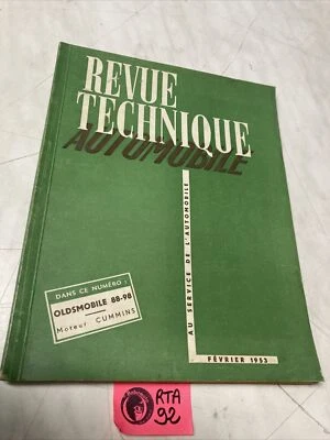 Oldsmobile Tipo 88 E 98 Revisione Tecnica Automobile RTA Edizione 1953 - Immagine 1 di 4